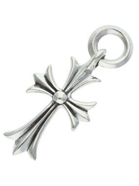 Chrome Hearts Tiny CH Cross Silver Necklace Top
